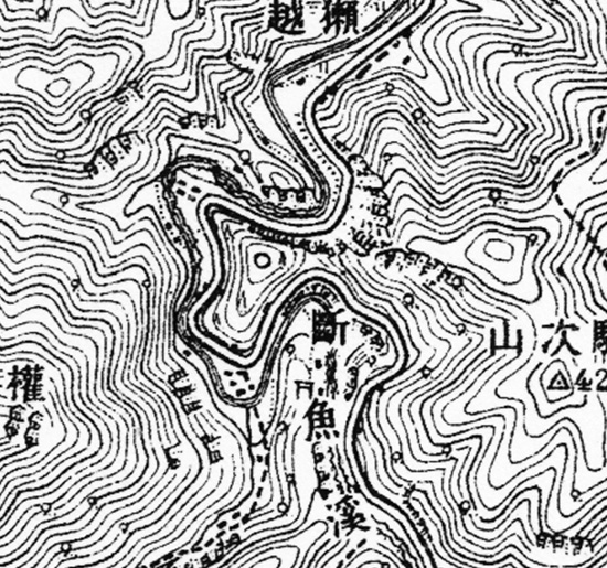 昭和28年断魚地図