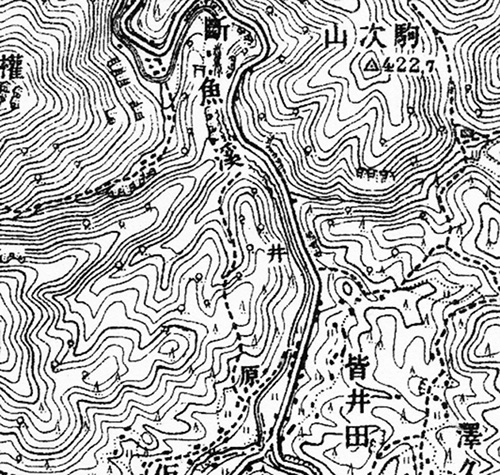 断魚渓古地図