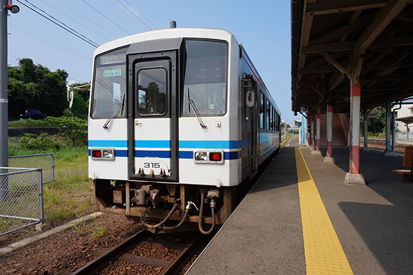 浜田行き三江線列車