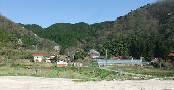 聞光寺の集落