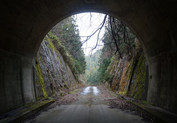 高水市木隧道出口